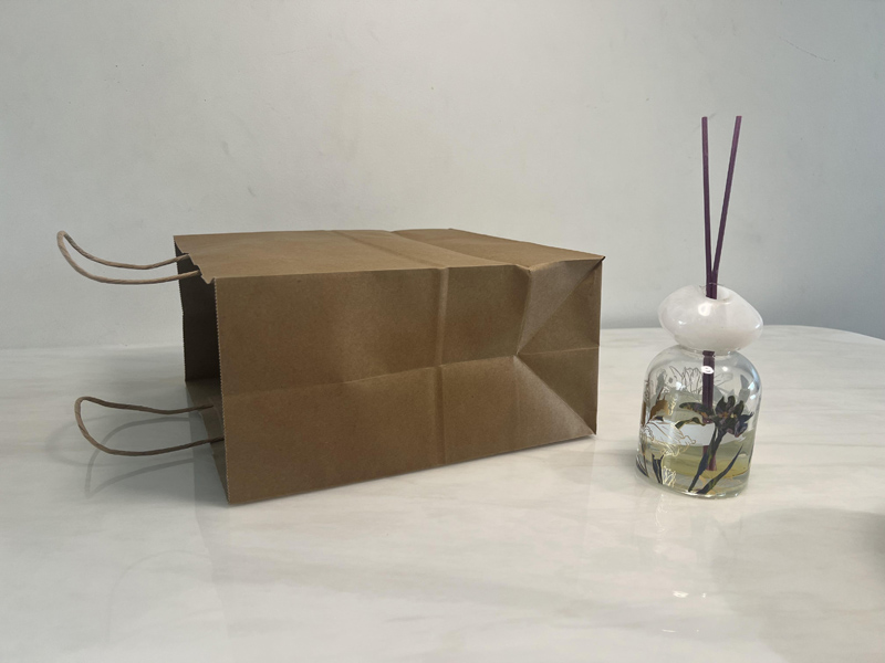 yellow kraft paper twisted handle bag yellow kraft paper twisted handle bag