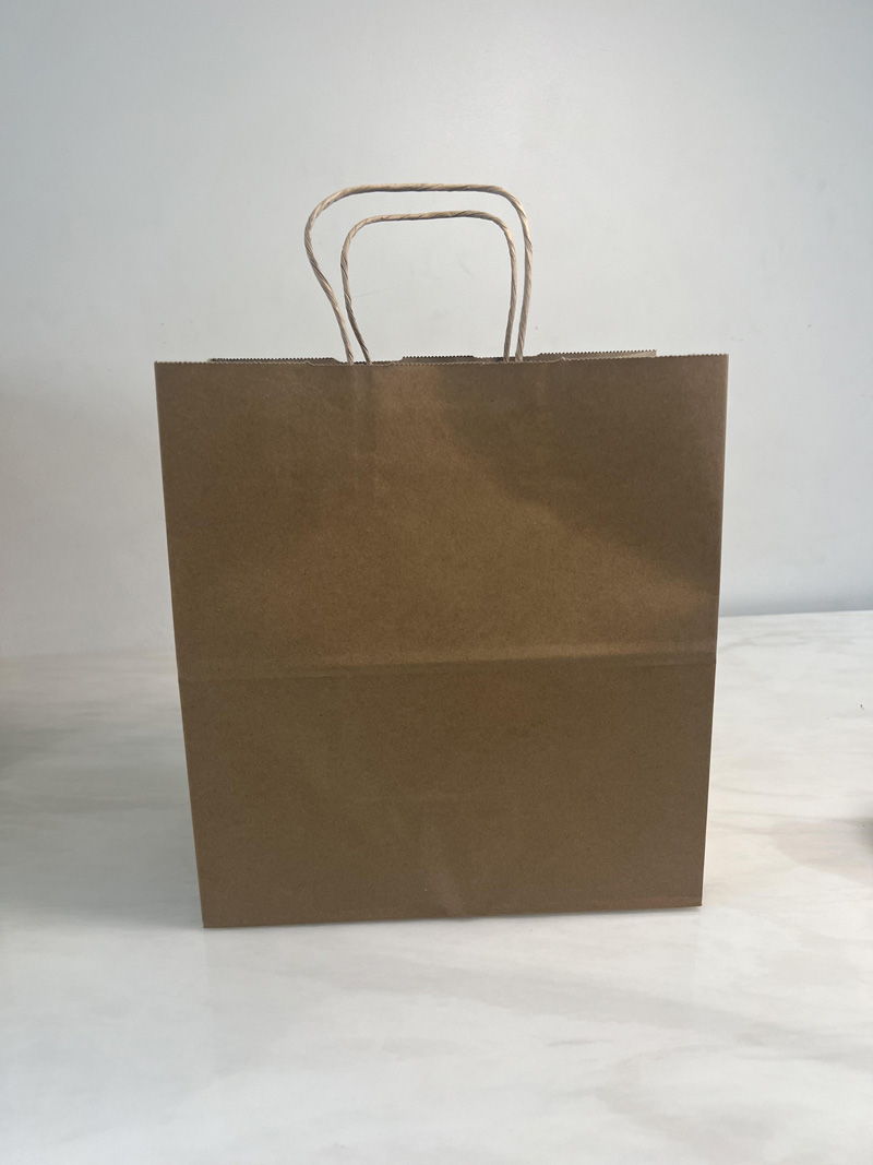 white kraft paper twisted handle bag white kraft paper twisted handle bag